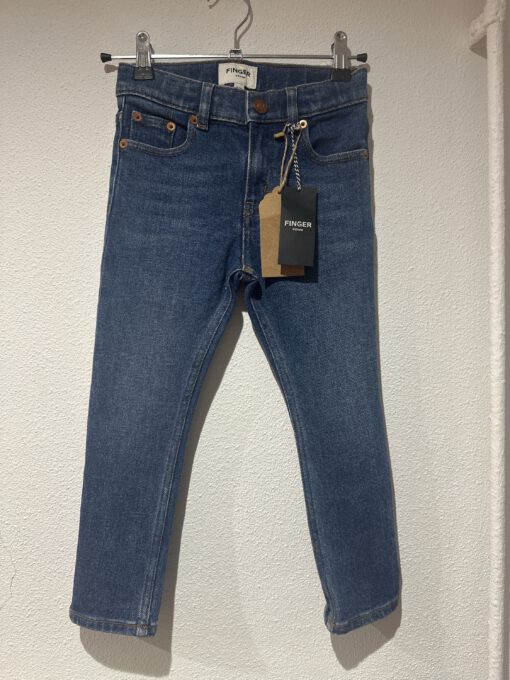 Broek Finger denim maat 4/5 NIEUW